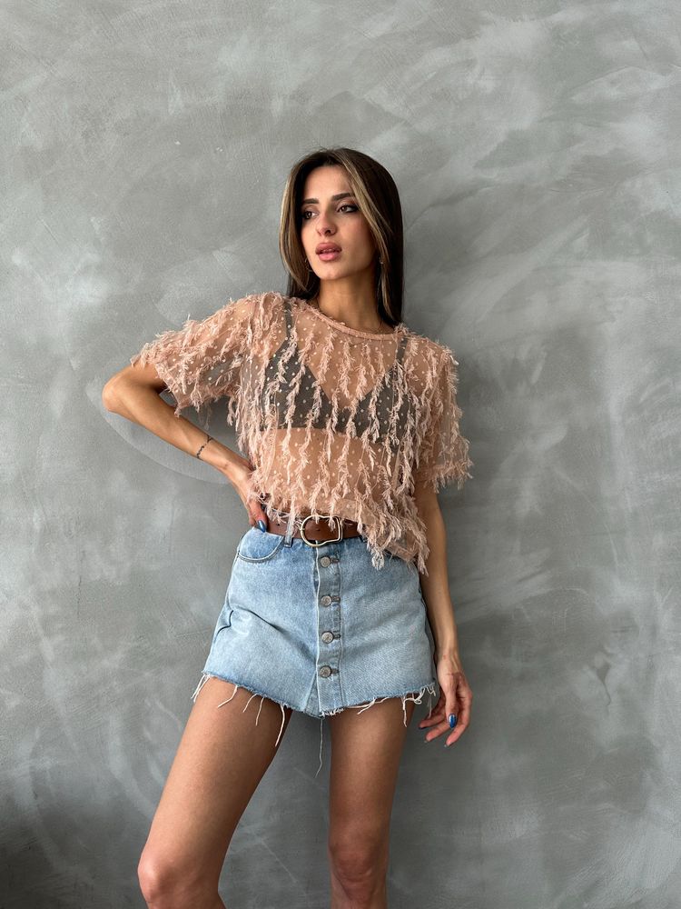 Fringed top