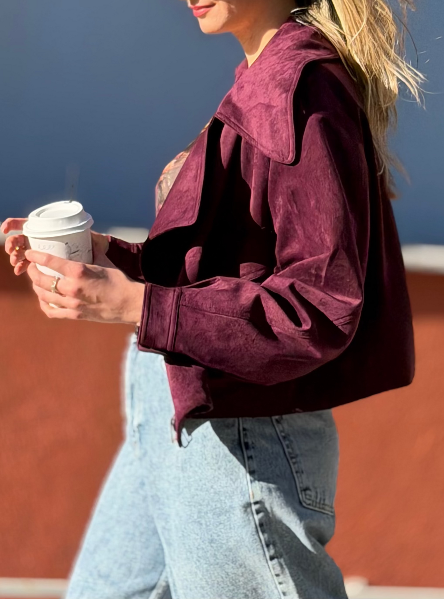 Suede jacket