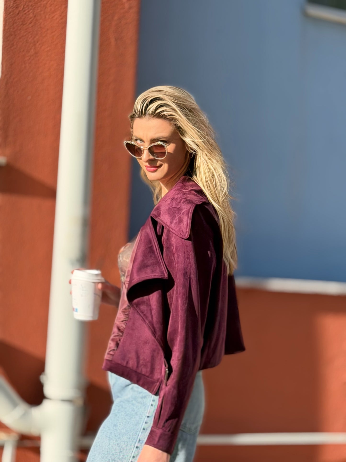 Suede jacket